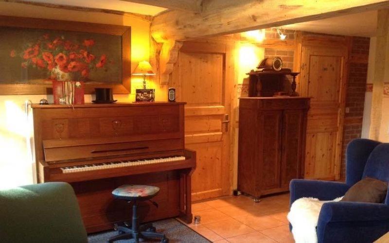Altes Landhaus Oste, Klavier Appartement, 2 Zimmer Mit Kamin Hemmoor Exteriör bild