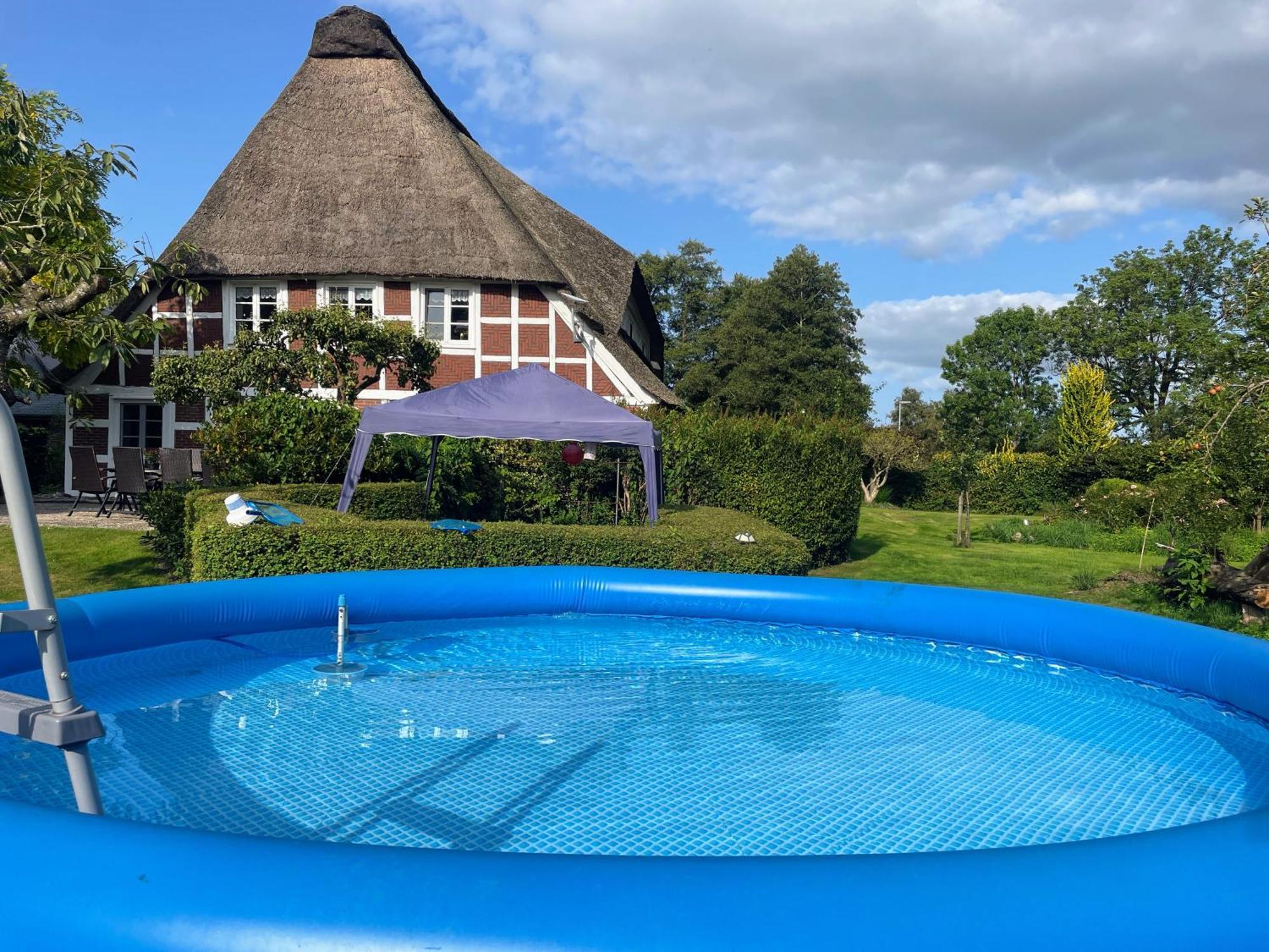 Altes Landhaus Oste, Klavier Appartement, 2 Zimmer Mit Kamin Hemmoor Exteriör bild